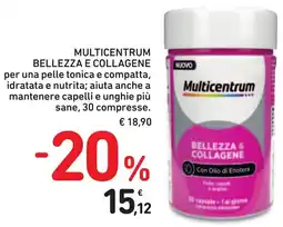 Spazio Conad Multicentrum bellezza e collagene offerta