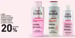 Spazio Conad Linea cura capelli glycolic gloss o bond repair l'oréal paris offerta