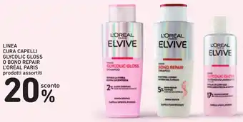Linea cura capelli glycolic gloss o bond repair l'oréal paris