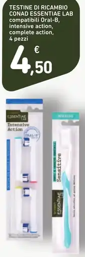 Spazio Conad Testine di ricambio conad essentiae lab offerta