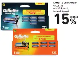 Spazio Conad Lamette di ricambio gillette offerta