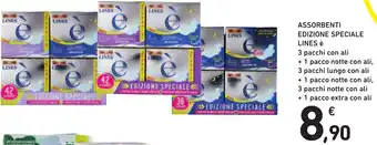 Assorbenti edizione speciale lines è