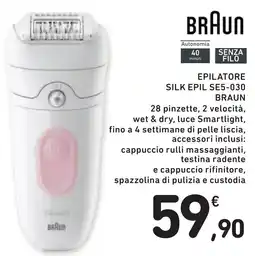 Spazio Conad Epilatore silk epil se5-030 braun offerta