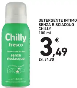 Spazio Conad Detergente intimo senza risciacquo chilly offerta