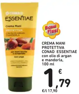Spazio Conad Crema mani protettiva conad essentiae offerta