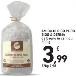 Spazio Conad Amido di riso puro bios & derma offerta