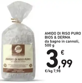 Spazio Conad Amido di riso puro bios & derma offerta