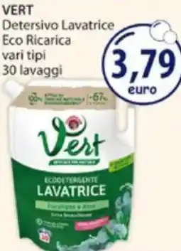 Acqua & Sapone VERT Detersivo Lavatrice Eco Ricarica offerta
