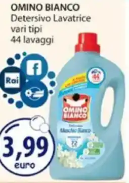 Acqua & Sapone OMINO BIANCO Detersivo Lavatrice offerta