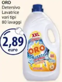 Acqua & Sapone ORO Detersivo Lavatrice offerta