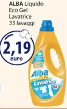 Acqua & Sapone ALBA Liquido Eco Gel Lavatrice offerta