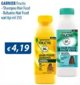 Acqua & Sapone GARNIER Fructis Shampoo Hair Food offerta