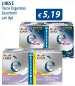 Acqua & Sapone LINES É Pacco Risparmio Assorbenti offerta