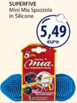 Acqua & Sapone SUPERFIVE Mini Mia Spazzola in Silicone offerta
