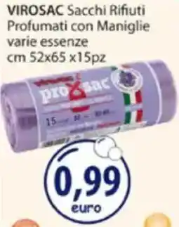 Acqua & Sapone VIROSAC Sacchi Rifiuti Profumati con Maniglie offerta
