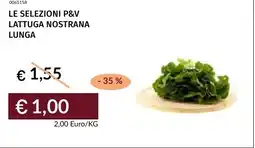 Prezzemolo e Vitale Le selezioni p&v lattuga nostrana lunga offerta