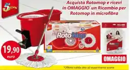 Acqua & Sapone Acquista Rotomop e ricevi in OMAGGIO un Ricambio per Rotomop in microfibra offerta