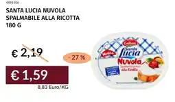 Prezzemolo e Vitale Santa lucia nuvola spalmabile alla ricotta offerta