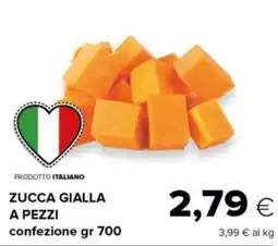 Tigre Zucca gialla a pezzi offerta