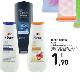 Spazio Conad Bagno doccia DOVE nutrimento intenso, dolce nutrimento, cool fresh offerta