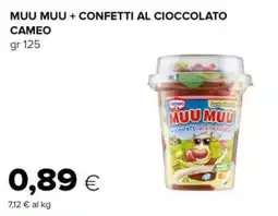 Tigre Muu muu + confetti al cioccolato CAMEO offerta