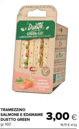 Tigre Tramezzino salmone e edamame DUETTO GREEN offerta