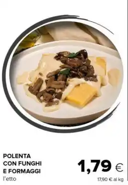 Tigre Polenta con funghi e formaggi offerta