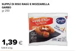 Tigre Supplì di riso ragù e mozzarella GARBO offerta