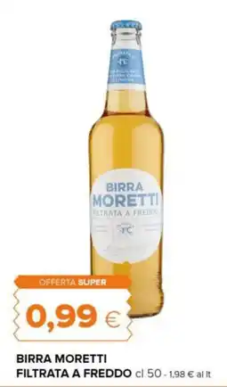 Tigre Birra moretti filtrata a freddo offerta
