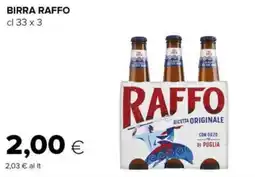 Tigre Birra RAFFO offerta