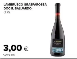 Tigre Lambrusco grasparossa doc il baluardo offerta