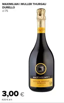 Tigre Maximilian i muller thurgau DURELLO offerta