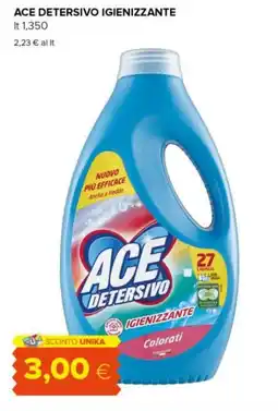 Tigre Ace detersivo igienizzante offerta