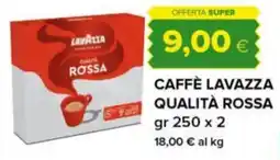 Tigre Caffè lavazza qualità rossa offerta
