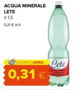 Tigre Acqua minerale LETE offerta
