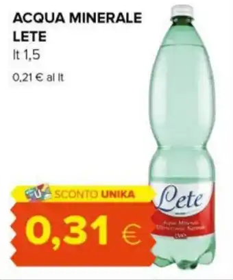 Tigre Acqua minerale LETE offerta