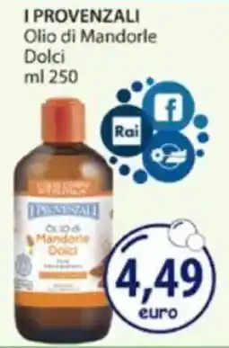 Acqua & Sapone I PROVENZALI Olio di Mandorle Dolci offerta