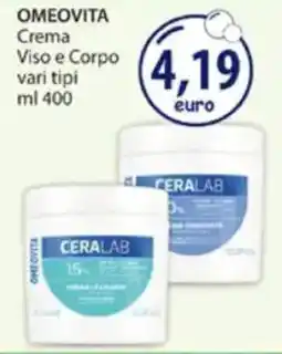 Acqua & Sapone OMEOVITA Crema Viso e Corpo vari tipi offerta