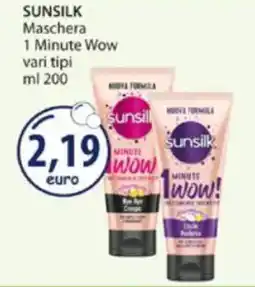 Acqua & Sapone SUNSILK Maschera 1 Minute Wow vari tipi offerta