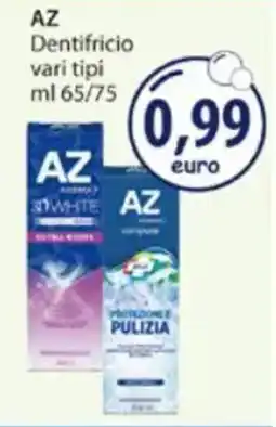 Acqua & Sapone AZ Dentifricio vari tipi offerta