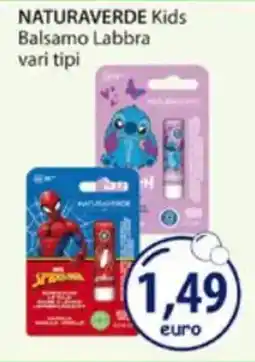 Acqua & Sapone NATURAVERDE Kids Balsamo Labbra vari tipi offerta