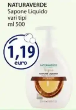 Acqua & Sapone NATURAVERDE Sapone Liquido vari tipi offerta