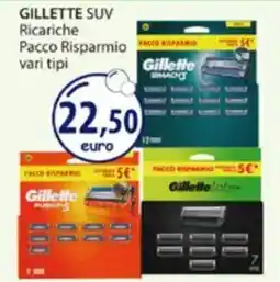 Acqua & Sapone GILLETTE SUV Ricariche Pacco Risparmio vari tipi offerta