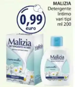 Acqua & Sapone MALIZIA Detergente Intimo vari tipi offerta
