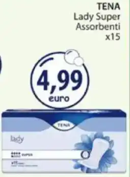 Acqua & Sapone TENA Lady Super Assorbenti x15 offerta