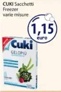 Acqua & Sapone CUKI Sacchetti Freezer varie misure offerta