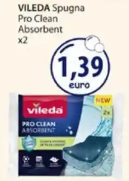 Acqua & Sapone VILEDA Spugna Pro Clean Absorbent x2 offerta