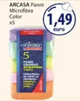 Acqua & Sapone ARCASA Panni Microfibra Color x5 offerta