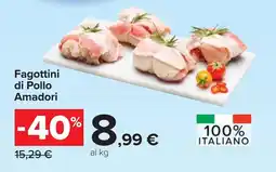 Carrefour Fagottini di Pollo Amadori offerta