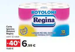 Carrefour Carta Igienica Rotoloni Regina offerta